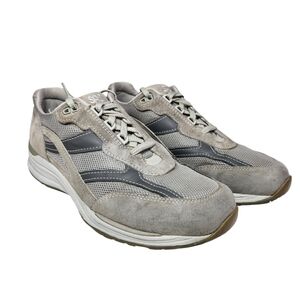 SAS Men's Journey Mesh Walking Shoes Sneakers Size 11 Gray Leather Suede Active